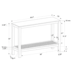 Console Table With Woven Rattan Shelf Black - Threshold™ Designed With Studio McGee 21 Console Table With Woven Rattan Shelf Black - Threshold™ Designed With Studio McGee -Cheap Home Shop GUEST fd806213 5ef7 492e a065 be15b39cc53e